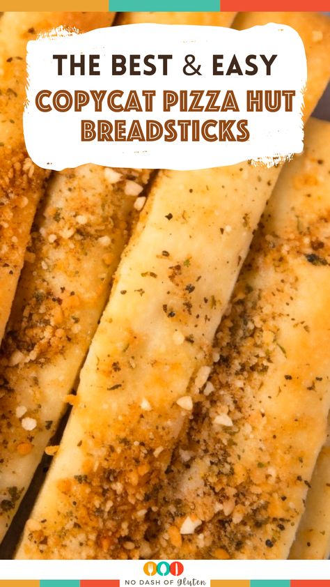 Copycat Pizza Hut Bread Sticks, Copycat Pizza Hut Breadsticks, Pizza Hut Breadsticks Recipe, Pizza Crust Breadsticks, Pilsbury Pizza Dough, Copycat Pizza Hut, Pizza Hut Breadsticks, Pizza Dough Bread, Breadsticks Easy