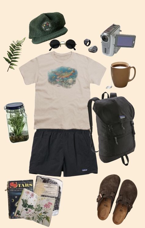 Granola style #fashion #outfits #outfitideas #granola @patagonia Granola Boy Outfits, Granola Outfits, Granola Style, W Pictures, Types Of Aesthetics, Patagonia Outfit, Mens Casual Outfits Summer, Camping Outfits, Summer Outfit Inspiration