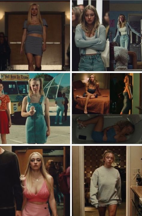 Cassie Euphoria Outfits Season 2, Cassie Euphoria Outfits Halloween, Maddy And Cassie Outfits, Euphoria Aesthetic Outfits Cassie, Cassie Season 2, Euphoria Cassie Outfits, Cassie From Euphoria Outfits, Cassie Howard Outfits, Euphoria Aesthetic Outfits