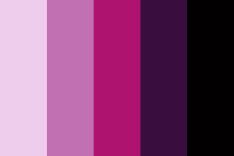 Emo Color Pallete, Late Night Color Palette, Goth Pallete Color, Pink Goth Color Palette, Emo Scene Color Palette, Draculaura Color Palette, Goth Color Combos, Alt Color Palette, Poison Color Palette