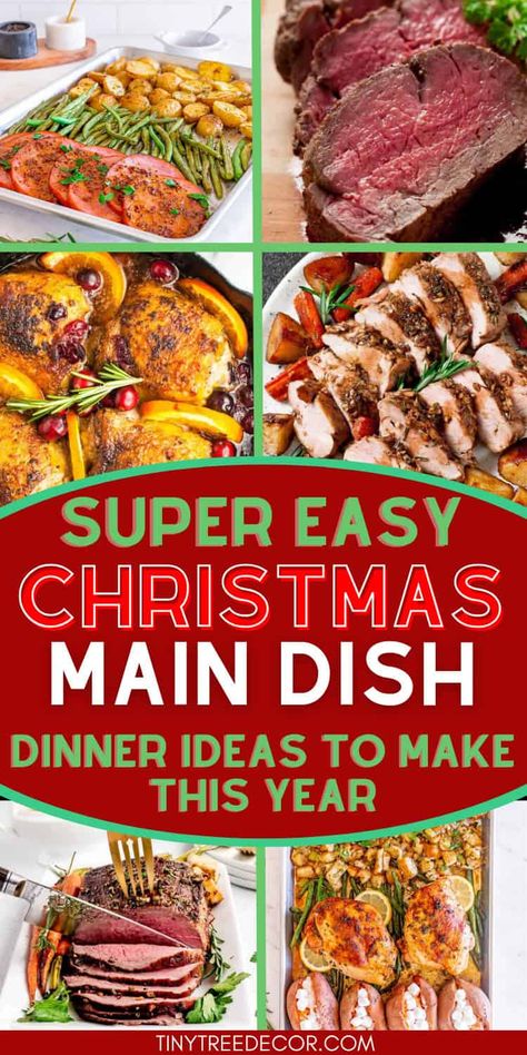 21 Easy Christmas Main Dish Dinner Ideas Dinner Recipes For Christmas, Christmas Party Meals, Main Dish Ideas, Christmas Beef, Dinner Crockpot, Christmas Main Dishes, London Broil Recipes, Easy Christmas Dinner, Recipes For Christmas