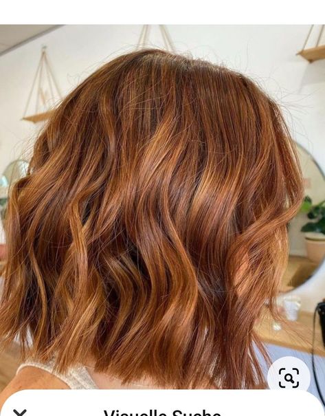 Copper Cowboy Hair Color, Pumpkin Balayage, Copper Hair Bob Haircut, Short Cowgirl Copper Hair, Auburn Balayage Bob, Light Brown To Red Balayage, Short Cowboy Copper Hair, Cowboy Copper Short Hair, Short Auburn Hair With Highlights