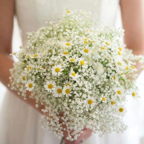 Daisy Bouquet Wedding, Daffodil Wedding, Wedding Bridesmaid Bouquets, Elegant Bridal Bouquets, Bridal Bouquet Summer, Simple Wedding Bouquets, Greenery Bouquet, Summer Wedding Bouquets, Rose Bridal Bouquet