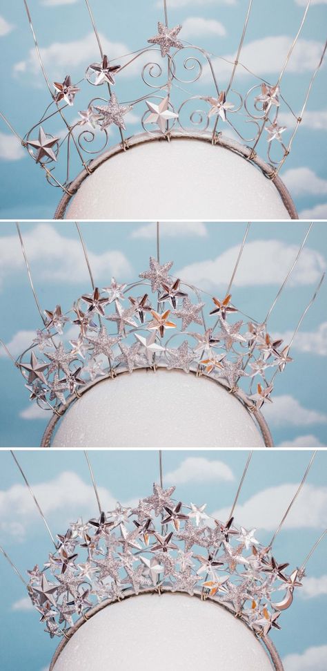 8 Sky Costume, Celestial Crown, Costume Jewelery, Diy Crown, Galaxy Theme, Diy Activities, Halloween 2019, Crafty Craft, Tiaras And Crowns