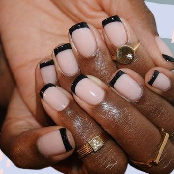 American French Manicure, Pastel Blue Nails, Color French Manicure, American Manicure, Birth Colors, Opal Nails, Types Of Manicures, Nail Extensions Designs, Manicure Colors