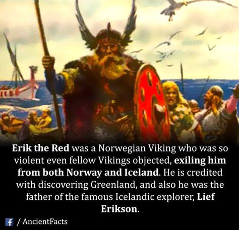 Viking Facts, Erik The Red, Norwegian Vikings, What The Fact, Viking Life, Unknown Facts, History Facts Interesting, Shocking Facts, Teacher Memes