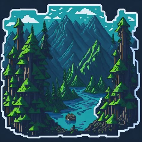 Dive into the immersive world of Minecraft with our Forest sticker! Experience the beauty of a vibrant and lush forest biome, complete with towering trees and breathtaking foliage. Whether you're an avid Minecraft player or a nature enthusiast, this sticker perfectly captures the essence of the Minecraft forest. Adorn your laptop, notebook, or any surface with this high-quality sticker, and let the enchanting world of Minecraft accompany you wherever you go. Minecraft Forest, Forest Biome, Minecraft Stickers, Nature Enthusiast, Lush Forest, Biome, Notebook Stickers, Sticker Set, Lush