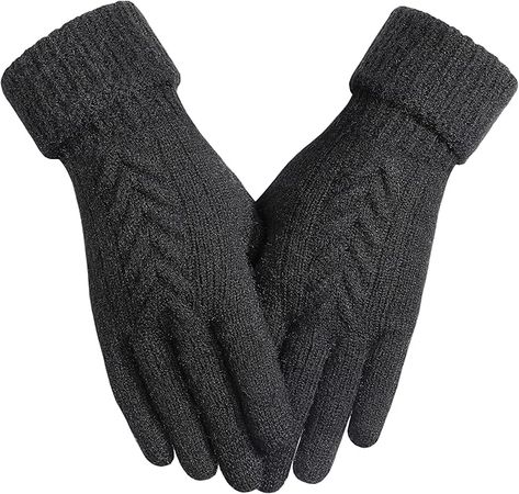 Achiou Women Winter Gloves, Touch screen gloves, Elastic Thermal Knit Lining Warm Gloves for Cold Weather （One Size） at Amazon Women’s Clothing store Cold Weather Gloves, Touch Screen Gloves, Winter Gloves, Touch Screen, Cold Weather, Clothing Store, Top Styles, Fashion Branding, Gloves