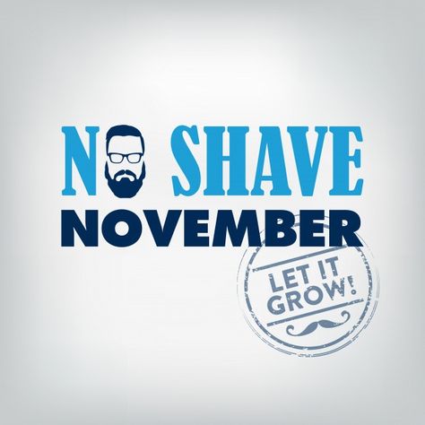 Movember, no shave november typographic ... | Premium Vector #Freepik #vector #background #flyer #label #card No Shave November, Business Cartoons, Illustration Story, Icon Collection, Typographic Design, Deny Designs, Business Person, Close Up Photos, Vector Background