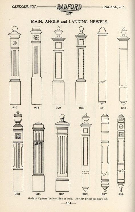 Twisted Handrails                                                                                                                                                                                 More Pilar Design, Handrail Design, Pillar Design, Staircase Railings, Newel Posts, Wooden Staircases, Lan Can, Architecture Drawing Art, Classic Architecture