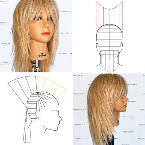 Hair Cut Guide, Face Framing Curtain Bangs, Hair Techniques, Hair Color Techniques, Haircuts For Medium Hair, Hair Inspo Color, Curtain Bangs, Face Framing, Long Hair Cuts