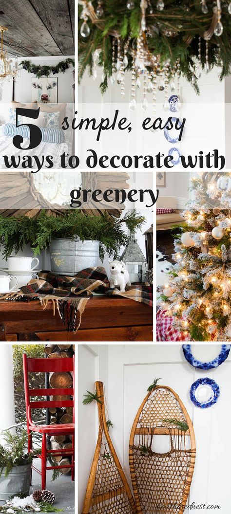 5 Easy DIY ways to Decorate with FREE Christmas Tree Trimmings or Pine Clippings for the Holidays! Don't spend more on decor, when you can use beautiful greenery to make Christmas Garland and more for free! How To Make Pine Garland, Diy Pine Garland, Making Garland Greenery, Diy Fresh Pine Garland, Twine Garland, Kirklands Pine Garland, Christmas Tree Trimming, Dream Christmas, Apartment Hacks