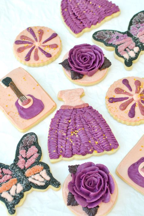 Speak Now Cookies, Buttercream Cookies, Swift Party, Taylor Swift Party, Beautiful Cookies, Speak Now, Party Food, Butter Cream, Taylor Swift