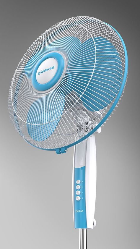 Refresh your mood with a gush of fresh air from the Erica pedestal fan! A contemporary, powerful, and super-silent fan, Erica comes with smooth oscillation, multiple speed options and telescopic height adjustment features. Choose from the four attractive colour options to match the incredible style and aesthetics of your decor! Table Fans, Pedestal Fan, Fan Design, Wall Fans, Table Fan, The Four, Fresh Air, Modern Wall, Product Design