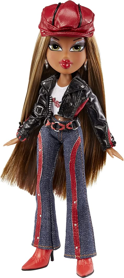 Shop Byzmo | Bratz Rock Angelz 20 Yearz Special Edition Fashion Doll Sasha Bratz Movie 2007, Bratz Aesthetic Outfit, Rockstar Outfits, Bratz Rock Angelz, Microphone With Stand, Bratz Movie, Bratz Halloween Costume, Guitar Display, Rock Star Outfit