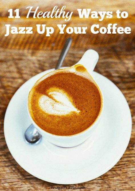 11 Healthy Ways to Jazz Up Your Coffee. List of healthy & frugal ways to add some excitement to your cup o' joe. Frugal Fritzie Coffee List, Pod Coffee Machine, Morning Coffee Images, Coffee In The Morning, Good Morning Coffee Images, Coffee Images, Healthy Coffee, Lifestyle Change, Coffee Drink Recipes