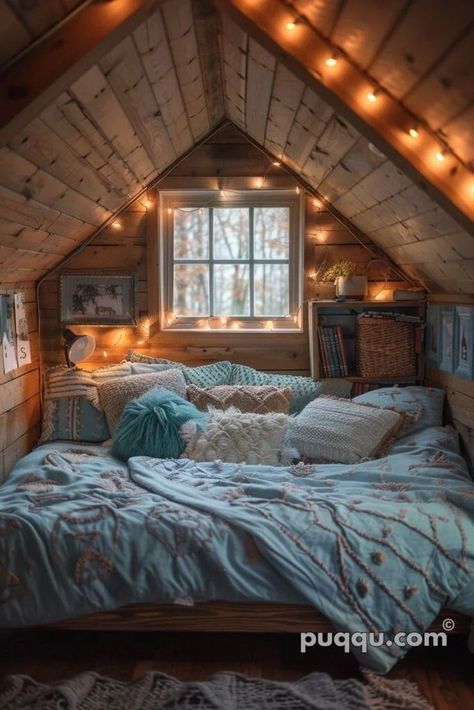 Cool Attic Rooms, Bedroom Inspirations For Couples, Wall Bedroom Ideas, Wall Ideas Bedroom, Light Fixtures Bedroom, Decor Inspiration Bedroom, Bedroom Wall Ideas, Cozy Window Seat, Bedroom Decor Inspirations