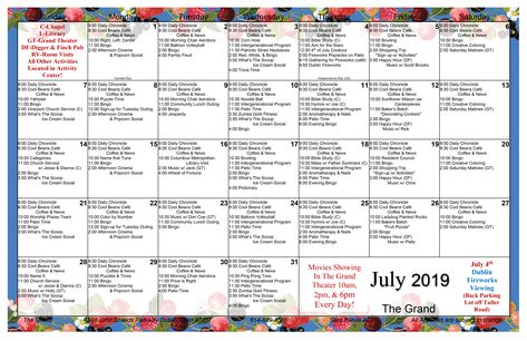 Nursing Home Calendar Ideas, July Nursing Home Activities, Nursing Home Activities Calendar, Skilled Nursing Facility Activities, Colonial Activities, Resident Activities, Senior Center Activities, Activities Director, Senior Living Activities