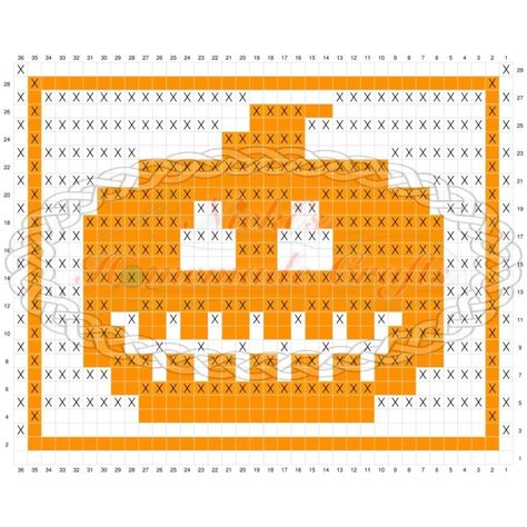 Mosaic Crochet Glow in the Dark Pumpkin Square Graph Halloween Mosaic Crochet Free, Halloween Mosaic Crochet Patterns, Pumpkin Crochet Granny Square, Mosaic Crochet Halloween, Overlay Mosaic Crochet Charts, Halloween Mosaic Crochet, Mosiac Crochet Patterns Free, Crochet Mosaic Pattern Free, Mosaic Crochet Patterns Free Charts