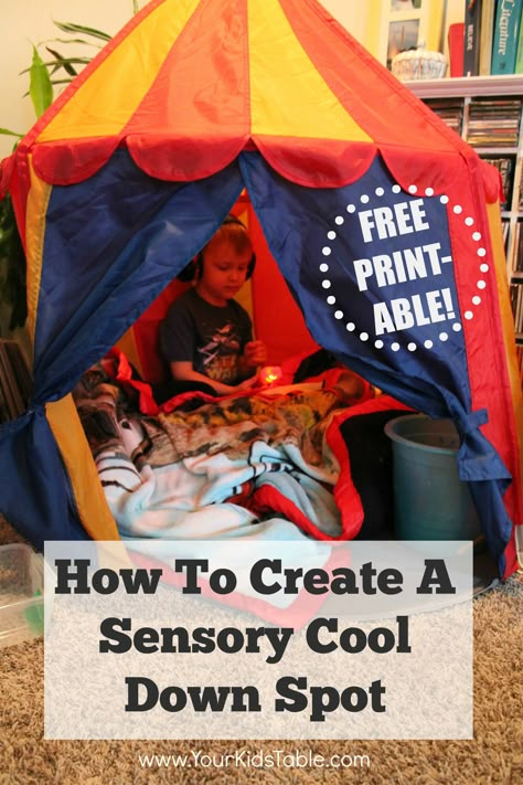 Sensory Tent Diy, Sensory Tent Ideas, Diy Sensory Room, Sensory Tent, Sensory Classroom, Sensory Seeker, Calm Down Corner, Sensory Diet, Sensory Rooms