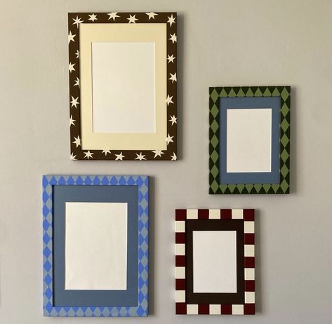 Toast Ideas, Burnt Toast, Painted Picture Frames, Hand Painted Frames, A4 Frame, Dresser Mirror, Bedroom Gift, Wood Picture Frame, Nyc Apartment