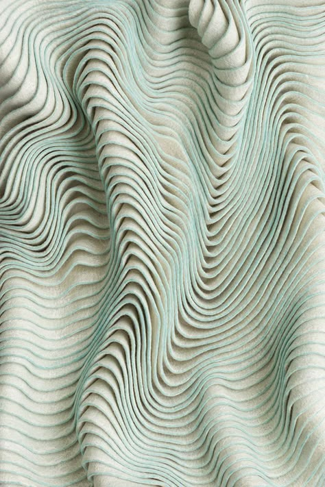 Fabric Texture Pattern, Ocean Texture, Geometry In Nature, Geometric Origami, Textures Fashion, Starship Design, Organic Art, Iris Van Herpen, Texture Inspiration