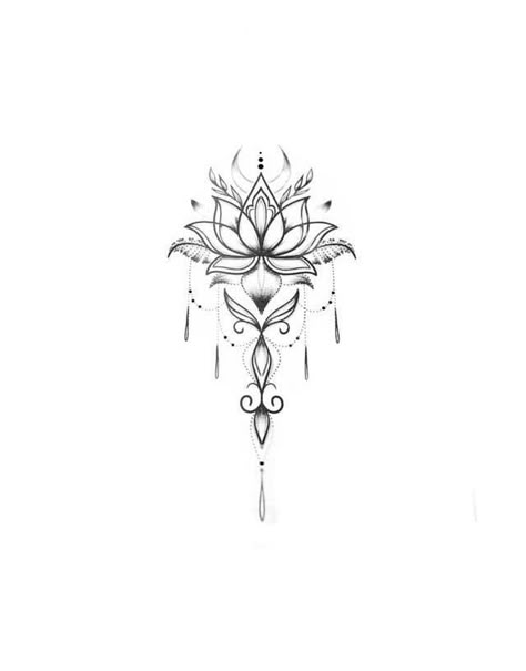 Lotus And Moon Tattoo Design, Ethereal Tattoos, Mandela Tattoo, Tiny Wrist Tattoos, Lotus Tattoo Design, Hand Tattoos For Girls, Band Tattoo Designs, Pretty Hand Tattoos, Tattoos For Women Flowers