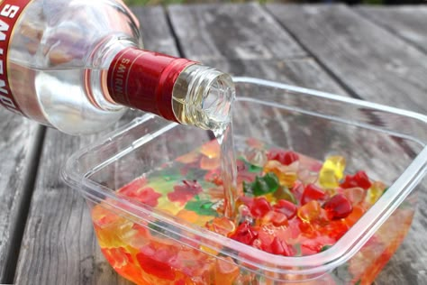 Drunken Gummy Bears : 6 Steps (with Pictures) - Instructables Vodka Gummy Worms, Vodka Gummy Bears Recipe, Drunk Gummy Bears, How To Make Gummies, Alcohol Gummy Bears, Drunken Gummy Bears, Gummy Bear Shots, Vodka Gummy Bears, How To Make Vodka