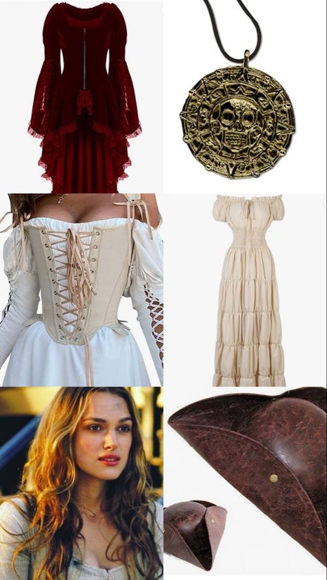 Pirates Of The Caribbean Miss Swan, Kiera Knightly Pirates Of The Caribbean Costume, Pirates If The Caribbean Costumes, Diy Elizabeth Swan Costume, Elizabeth Swann Pirate Outfit, Halloween Costumes Elizabeth Swan, Jack Sparrow Elizabeth Swann Costume, Elizabeth Swan Cosplay, Kiera Knightly Pirates Of The Caribbean