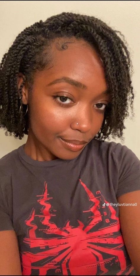 Short Hair Braids Hairstyles, Mini Twist Bob, Mini Twist On Short Hair, Mini Twists Natural Hair Short 4c, Short Mini Twists, Mini Twists On Natural Hair, Short Twists Natural Hair, Protective Styles For Natural Hair Short, Mini Twists Natural Hair