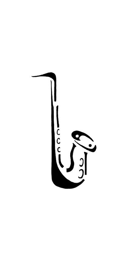 Sax / Ying and Yang tattoo design Sax Tattoo, Saxophone Tattoo, Musician Tattoo, Matching Tattoos, Old School Tattoo, Heart Tattoo, Simple Tattoos, New Tattoos, Tattoos And Piercings