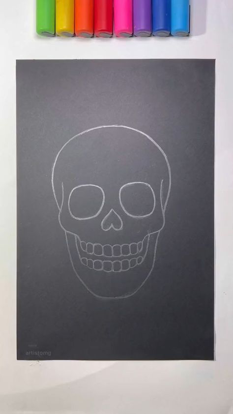 skeleton face drawing art easy Drawing Art Easy, Skeleton Drawing Easy, Skeleton Art Drawing, Easy Skull Drawings, Simple Face Drawing, Skeleton Drawing, Easy Graffiti, Easy Graffiti Drawings, Markers Drawing Ideas