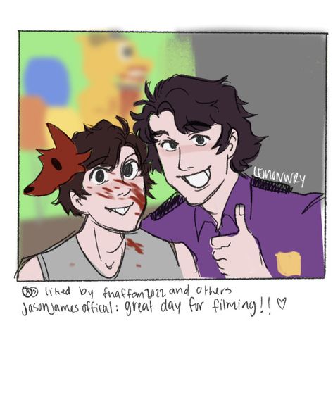 William And Michael Afton, William And Michael, Fnaf Michael Afton, Actor Au, The Afton Family, Micheal Afton, Bts Au, Michael Lewis, Michael Afton