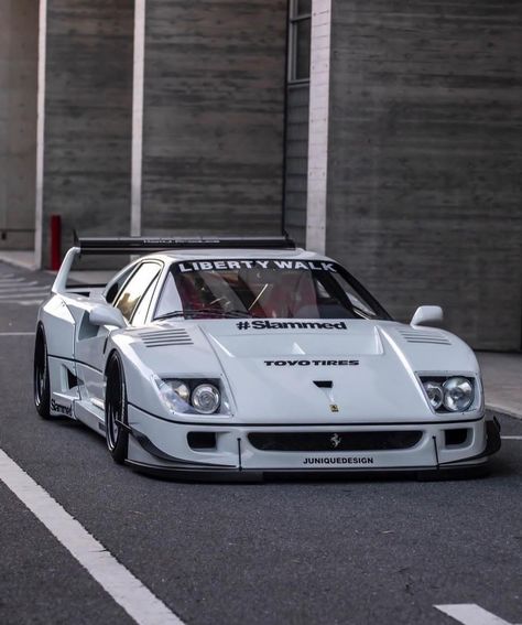 F50 Ferrari, Liberty Walk Cars, Best Jdm Cars, Liberty Walk, Ferrari F40, Street Racing Cars, Classy Cars, Pretty Cars