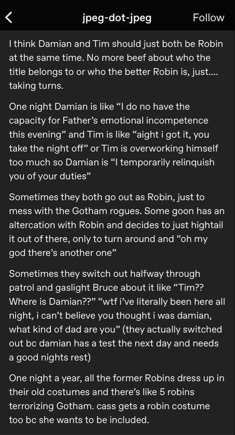 Bruce Wayne X Hal Jordan, Damian Wayne And Jon Kent Headcanons, Tim X Damian, Batman Headcanon, Damian Wayne Headcanon, Tim Drake Headcanon, Batfamily Headcanons, Batfam Funny, Dc Headcanon