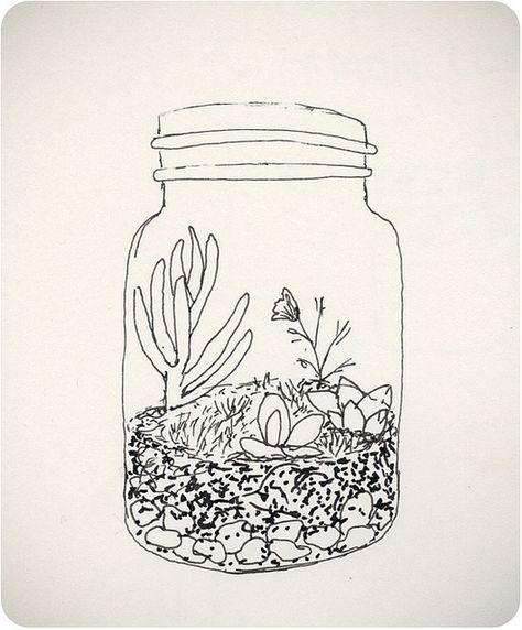 #Terrarium Terrarium Drawing Illustration, Terrarium Ideas Drawing, Terrarium Drawing Simple, Terrarium Drawing, Succulent Tattoos, Terrarium Tattoo, Arts Integration, Art Appliqué, Natural Forms