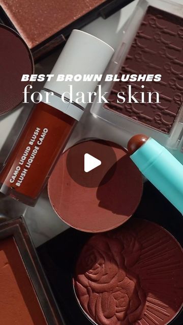 Cocoa Swatches on Instagram: "taking another look at the best brown blushes for brown skin! There’s some new additions to the list , can you spot them 👀 #cocoaswatches #makeupswatches #makeupideas #darkskinmakeup" Makeup Swatches, February 8, Brown Skin, The List, Cocoa, Look At, Blush, Good Things, Canning