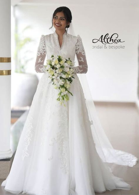 Christian Wedding Gowns Simple, White Wedding Gowns Indian, Wedding Gowns Indian Christian, White Gown Wedding Indian, White Wedding Gown Christian, Kerala Christian Bride Gown, Wedding Frocks Gowns White, Indian Christian Wedding Gowns, Christian Bride Gowns