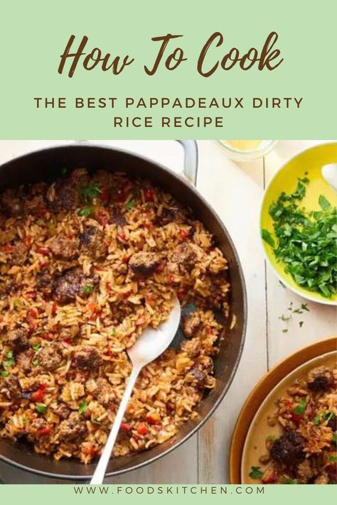 Pappadeaux Dirty Rice Recipe Dirty Rice With Chicken Livers, Authentic Dirty Rice Recipe, New Orleans Dirty Rice Recipe, Pappadeaux Dirty Rice Recipe, Cajun Dirty Rice Recipe, Pappadeaux Recipe, Honey Bbq Sauce Recipe, Cajun Dirty Rice, Ragin Cajun