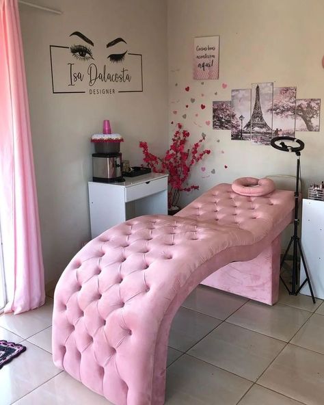 Make Up Studio Interior, Lash Room Ideas, Makeup Studio Decor, Lash Room Decor, Beauty Room Salon, Beauty Room Vanity, Esthetician Room Decor, Esthetics Room, Esthetician Room