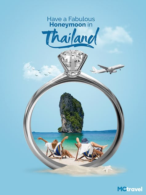 Travelling Social Media Design, Tourism Social Media Design, Tourism Design Ideas, Creative Travel Poster Design, Travel Poster Design Graphics, Hotel Social Media Design, Travel Creative Ads, Travel Social Media Design, Creative Poster Ideas