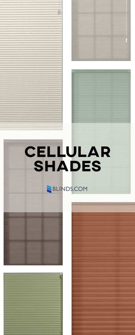 Cellular shades are among the most popular of all window coverings due to their crisp, clean style and versatility. The soft, yet durable, shades are available in single, double, and triple honeycombs for better energy efficiency. Choose from a wide variety of light-filtering or room darkening fabrics in hundreds of colors. Available in several pleat sizes (larger pleats are more energy efficient). When raised, cellular shades are compact, giving you a clear view. Sliding Glass Door Window Treatments, Sliding Glass Door Window, Cellular Blinds, Door Window Treatments, Luxurious Bedding, Honeycomb Shades, House Movers, Window Treatments Living Room, Lots Of Windows