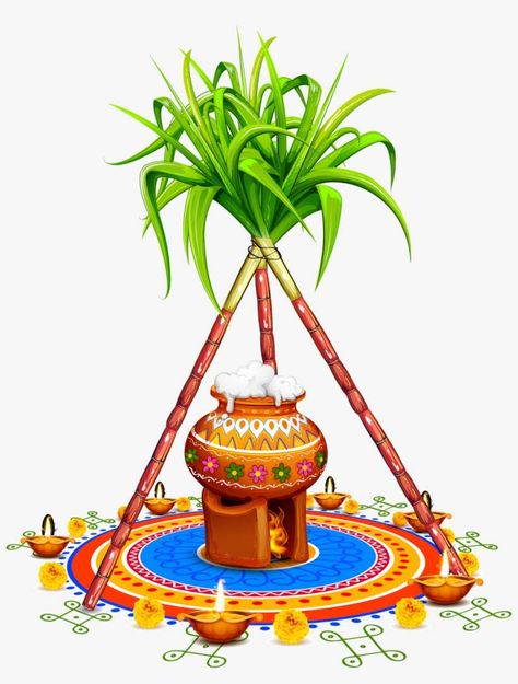 Pongal Photos, Pongal Decoration, Festival Backdrop, Happy Pongal Wishes, Pongal Pot, Tree Photoshop, Cow Vector, Indian Wall Art, Happy Pongal