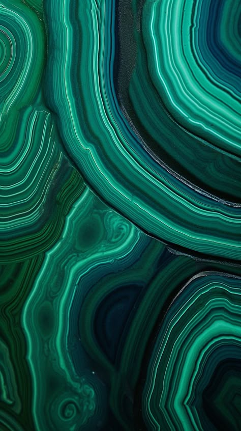 Malachite gemstone mobile phone wallpaper - by OpalDesigns. Marble With Gold Veins, Glass Art Ideas, Malachite Wallpaper, Marble With Gold, Gold Veins, Crystal Background, Mobile Phone Wallpaper, Personalized Wallpaper, Malachite Green