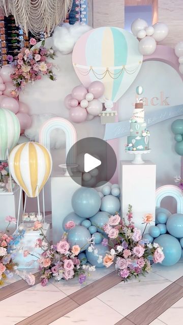 d i a n a  |  b a n g on Instagram: "This hot air balloon theme was so dreamy!!!" Hot Air Balloon Theme, Balloon Theme, January 23, Hot Air Balloon, Air Balloon, Birthday Theme, Hot Air, Balloons, Birthday