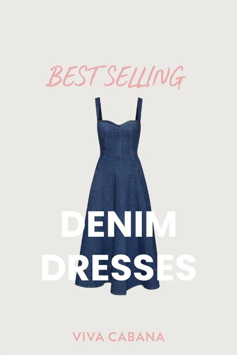 You love your jeans…and love your dresses…but have you ever thought about marrying the two? Likely not. Until now. This summer, try out a denim dress. You might never go back.In this article, we will let you know the variety of denim dress (also called a jean dress) styles and how to wear them with very helpful tips! Denim Dress Style, Denim Tank Dress, Canadian Tuxedo, Outfit For Travel, Jumper Style, Never Go Back, Denim Dresses, Jean Dress, Denim Shirt Dress