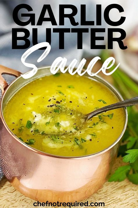 Garlic Sauce For Steak, Butter Sauce For Shrimp, Garlic Butter Sauce For Pasta, Easy Garlic Butter Sauce, Garlic Butter Sauce Recipe, Asparagus Sauce, Butter Flavors, Garlic Butter Noodles, Butter Sauce For Pasta