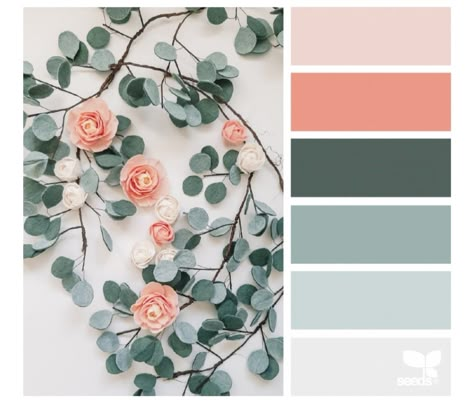 Color Palette For Home, Seeds Color, Color Schemes Colour Palettes, Color Pallete, Palette Design, Design Seeds, Color Palette Design, Colour Board, Felt Flowers