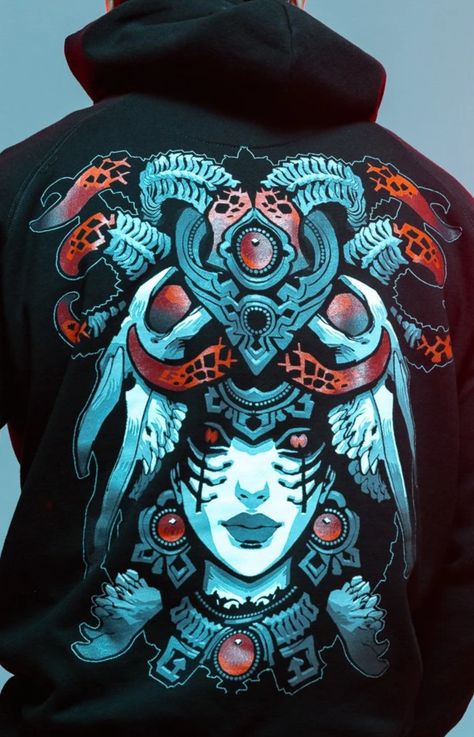 She's the ruler of this world, the goddess of the underworld. Designed by tattoo artist MVTattoo. Streetwear, Stay Cold Apparel, Berin Fashion Hel Goddess, Goddess Of The Underworld, Stay Cold Apparel, Tattoo Shirts, Living On The Edge, The Underworld, Unique Tattoo, Stay Cold, Hoodies For Men