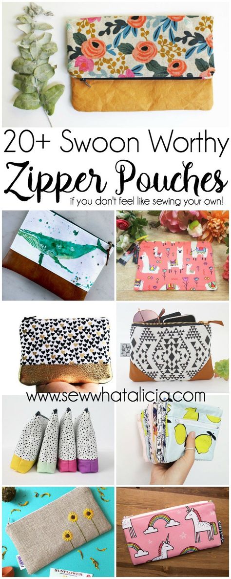 Sew Ins, Zipper Pouches, Beginner Sewing Projects Easy, Pouch Pattern, Sewing Projects For Beginners, Love Sewing, Sewing Gifts, I Love A, Sewing For Beginners